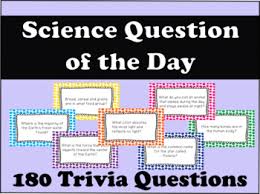 A lot of individuals admittedly had a hard t. Science Trivia Question Of The Day By Current Mood Inspired Tpt