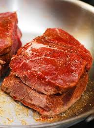 How To Prepare Pan Seared Steak With A Nice Caramelized Brown Crust Rare To Medium Rare Inside On The Stove Top Then In The Oven Plus Recipes Food Cooking