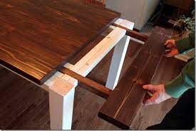 Check spelling or type a new query. Diy Farmhouse Table With Extension Leaves With Plans Sweet Tooth Sweet Life
