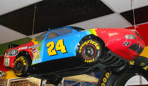 How much faster is a nascar cup car than a fast sports car on a race track? Add A Blow Up Car To Your Son Room 24 Is Ready To Race You Into Your Dreams Price Make Offer Nascar Racing Boy Room Monster Trucks