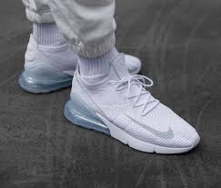 Nike Air Max 270 White Pure Platinum On Feet Ao1023 102 3 Sneakers Mens Nike Shoes Nike Air Max Addidas Shoes