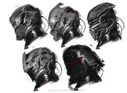 Star Wars Kylo Ren Mask Helmet Redesign Fanart Benedick Bana Star Wars Kylo Ren Kylo Ren Helmet Helmet Concept