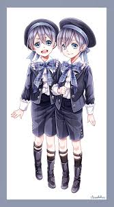 Anime Black Butler Ciel Twin Pin On Kuroshitsuji