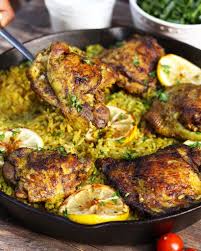 Middle eastern cuisine includes a huge variety of foods, but the common thread is the vibrant spices and herbs that help to create dishes with deep and it's not a real middle eastern meal if you don't have the obligatory mezze platter, salad, main dish and some sort of delectable sweet to finish with. One Pot Middle Eastern Chicken And Rice Ev S Eats Middle East Recipes Middle East Food Indian Food Recipes