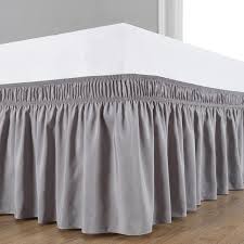 Bed skirt has a 15 drop ; 47 Best Wrap Around Bed Skirt Collection Of Wrap Around Ideas Bedskirt Bed Wrap Around