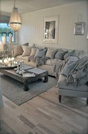 Contemporary Living Room With Hickory Rustic Natural Solid Hardwood Flooring Silver Plated Taper Holder H Living Room Grey Dream Living Rooms Home And Living