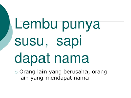 Lembu punya susu, sapi dapat nama. dato hishamuddin bin haji yahaya is a lawyer and former mp for temerloh. Ketam Batu Orang Yang Sangat Kedekut Ppt Download