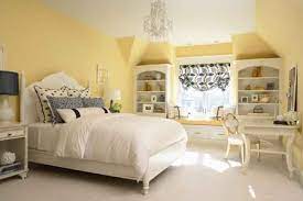 If you have any monochrome or neutral mix going on in your bedroom, whether it's white and gray, cream and tan, or black and white, painting the walls a vibrant shade of yellow can add a lot of interest and liven up the space. Paint Colors For Home Staging Cream Beauty Adding Warmth And Light To Interior Design Yellow Bedroom Walls Light Yellow Bedrooms Yellow Bedroom