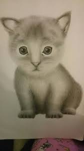 Drawing Of A Fluffy Cat So My Boyfriend S Parents Asked Me To Draw A Cat For Their 8 Year Old Daughter She Loves Cats 3 She Will Receive It On Christmas Kedi