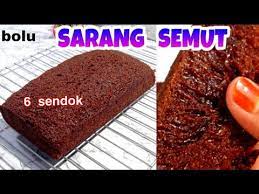 1 1/2gelas belimbing gula pasir 1gelas belimbing air panas 3 butir telur 1/2gelas belimbing tepung tapioka 1/2gelas belimbing tepung. Resep Bolu Karamel Sarang Semut Takaran Sendok Dirumahaja Youtube