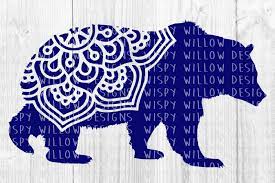 Download Free Bear Mandala Svg Dxf Eps Png Jpg Pdf Crafter File