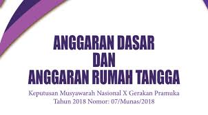 Anggaran dasar gerakan pramuka ditetapkan dengan. Ad Art Gerakan Pramuka Keputusan Munas X 2018 Nomor 07 Tahun 2018 Rakasmadangawi