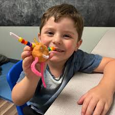 With some creativity and fine motor skills, Jemison made this awesome  monster in Occupational Therapy! What do you think its name should be?  #speechtherapy #physicaltherapy #occupationaltherapy #thrive2025  #pediatrics #huntsvilleal #madisonal ...