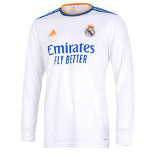 {{ user.username }} kit creator; Real Madrid 2021 2022 Long Sleeve Home Shirt Gr3989 Uksoccershop