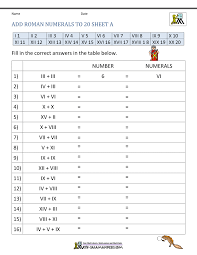 We did not find results for: Roman Numerals Worksheet