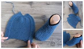 Knitted kimono jacket free pattern. Easy One Piece Knit Ribbed Slippers Free Knitting Pattern Video