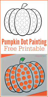 Pumpkin Do A Dot Worksheet Fall Preschool Activities Halloween Preschool Pumpkins Preschool