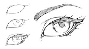 How To Draw A Comic Style Female Eye Step By Step Comic Drawing Eye Drawing Tutorials Eye Drawing