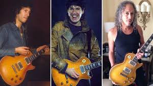 Kirk Hammett Talks About His Prize Peter Green And Gary Moore S Les Paul Video Les Paul Kirk Hammett Gary
