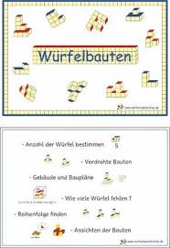 Wurfelbauten Mathematikunterricht Mathe Unterrichten Matheunterricht