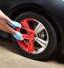 Customize The Wheels Rims And Even Hood Of Your Car With Rust Oleum Peel Coat Spray Paint Available In A Matte Rustoleum Automatic Car Wash Red Spray Paint