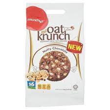 Bahan bahan 375 gm mentega 110 gm gula 530 gm tepung gandum 200 gm serbuk koko 1 teh sudu serbuk penaik 4 biji telur 4 sudu teh air 1 sudu the serbuk kayu manis 50 gm kacang tanah ( dibakar hingga rangup) cara memasaknya : Munchy S Oat Krunch Nutty Chocolate With Hazelnut 16 Packs 416g Tesco Groceries