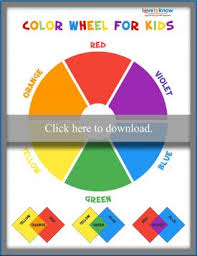 Printable Color Wheel Chart For Kids Lovetoknow