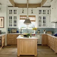 stylish two tone kitchen cabinets for