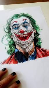 I love the Joker, most like heroes, I like the misunderstood villain lol...  I drew this one in 30 min... Doodle from my mind