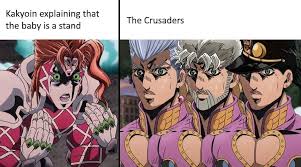 All stand battle cries update (9/19/20): Explaining That The Baby Is A Stand Jojo S Bizarre Adventure Jojo Bizarre Jojo S Bizarre Adventure Jojo Bizzare Adventure