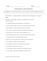 Practicing Adjectives Or Adverbs Worksheet Adverbs Worksheet Adjective Worksheet Adjectives
