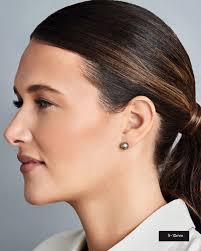 South Sea Pearl Black Tahitian Pearl Stud Earrings Tahitian Black Pearl  Stud Earrings