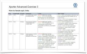 exercise 3 how to populate a epic links xporter for jira