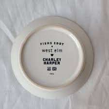 Rare, Fishs Eddy + West Elm Charley Harper Canape Plate Potbelly Raccoon  Small Dish Collector Piece Mid Century Design Modern FE1X