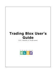Request more information about the university of cincinnati. Trading Blox User S Guide