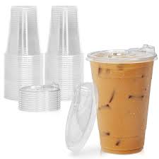 Check out our plastic cups with lids selection for the very best in unique or custom, handmade pieces from our cups shops. 50 Pack Disposable Strawless Plastic Cups With Lids 20 Oz Clear Plastic Cups And Sippy Cups Lids Perfect Eco Friendly To Go Cups For Iced Coffee Smoothies Soda Party Drinks And Cafe