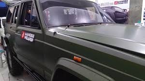 Stiker motor cbr 250r shark hijau. Wrapping Stiker Mobil Jeep Cherokee Nato Olive Oracal Premium Mangele Stiker 081227722792 Stiker Mobil Bandung Mangele Wrapshop