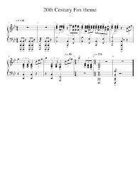 20th Century Fox Fanfare Simple Piano Sheet Music For Piano Solo Musescore Com
