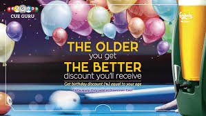 In malaysia they are normally in celebration of an historic event, a significant religious event or commemoration, or the birthdays of. Birthday Promotion Cue Guru Sg Cue Guru Sports And Entertainment Have Never Been So Good