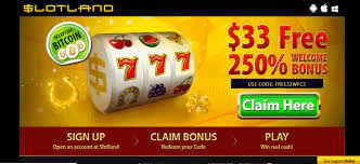 A lot of the available online casinos offer you an amount of bonus spins when you make a first deposit. Slotland Exclusive 33 Usd No Deposit Bonus Code Wfcasino