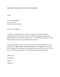 A sample letter of intent to occupy can be a very important document. 33 Best Jury Duty Excuse Letters Tips á… Templatelab
