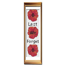 Go cross stitch crazy with our huge selection of free cross stitch patterns! Lest We Forget Cross Stitch Bookmark Pattern Peacock Fig