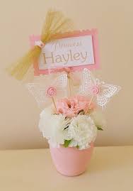 Baby Shower Centrepiece Stick Personalised Centerpieces Gold Etsy Butterfly Baby Shower Centerpieces Baby Shower Princess Butterfly Baby Shower