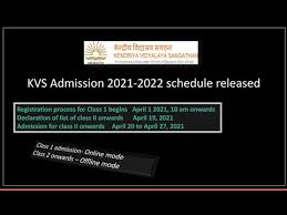 The kendriya vidyalaya sangathan (kvs) has opened the online registration for admission to class i at kendriya vidyalayas. 1iagkj8fosjvmm