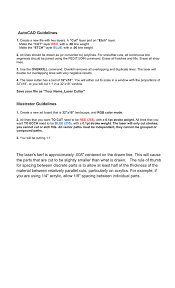 Autocad Guidelines