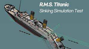 r.m.s. titanic sinking simulation