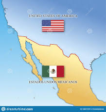 Maybe you would like to learn more about one of these? Mapa Da Beira Dos Eua E Do Mexico Com Bandeiras Nacionais Ilustracao Do Vetor Ilustracao De Mundo Projeto 136317015