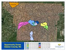 Where is gastonia, united states (north carolina), location on the map. Opportunity Zones Gaston County Economic Development