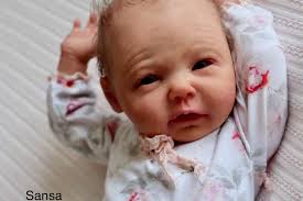 Adorable baby Sansa reborned by Daniela Ardelean. 🥰❤️ #pinglausansa  #pinglaureborndollkit #pinglausculptor #pinglauart #pinglau #pinglaubaby