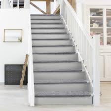 On steps, apply tread material 1.3 cm from stair edge to prevent edge curl and premature wear. Amazon Com Pure Era Carpet Stair Treads Set Of 2 Non Slip Self Adhesive Bullnose Indoor Stair Protectors Pet Friendly Rugs Covers Mats Skid Resistant Tape Free Soft Washable Grey 9 5 X 30 X1 2 Furniture